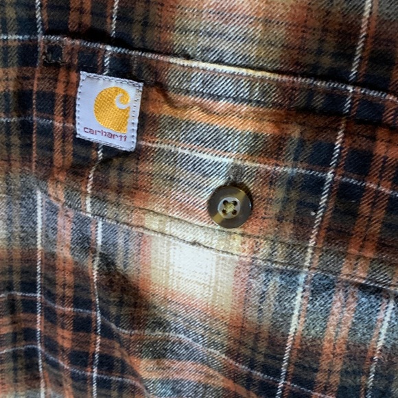 Carhartt Heavy Flannel Shirt Size 2X - Picture 3 of 5